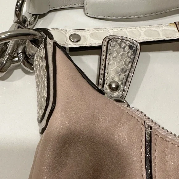 *NWOT* Coach Pink and White Shoulder Bag - Picture 10 of 11